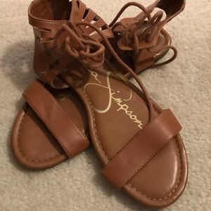 Lace up sandals